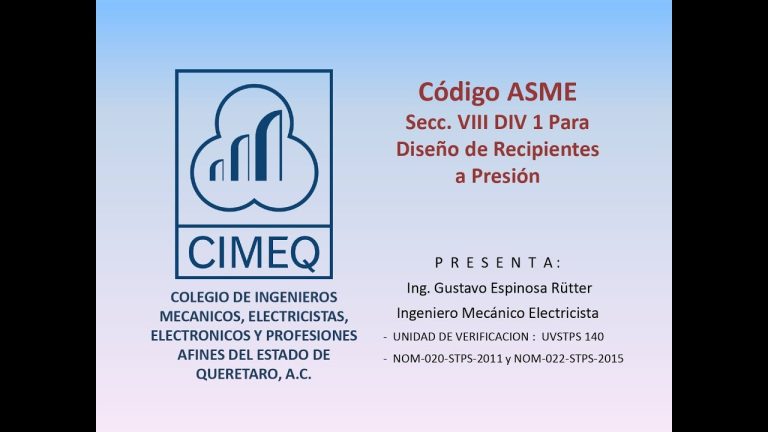 Todo lo que debes saber sobre ASME Sec VIII Div 1 en español: Guía completa
