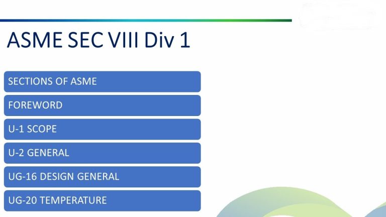 Todo lo que necesitas saber sobre la última edición de ASME VIII División 1: Guía completa