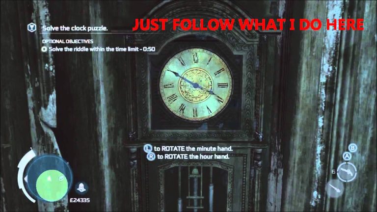 ¡Descubre cómo resolver el acertijo del reloj en Assassin’s Creed 3!