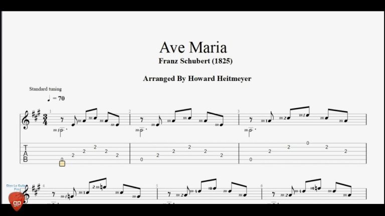 Aprende a tocar ‘Ave Maria’ de Schubert en guitarra con la ayuda de Guitar Pro