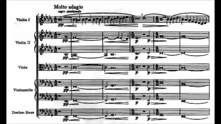 Descarga gratis la partitura en PDF de Barber’s Adagio for Strings: La pieza clásica que emociona al mundo