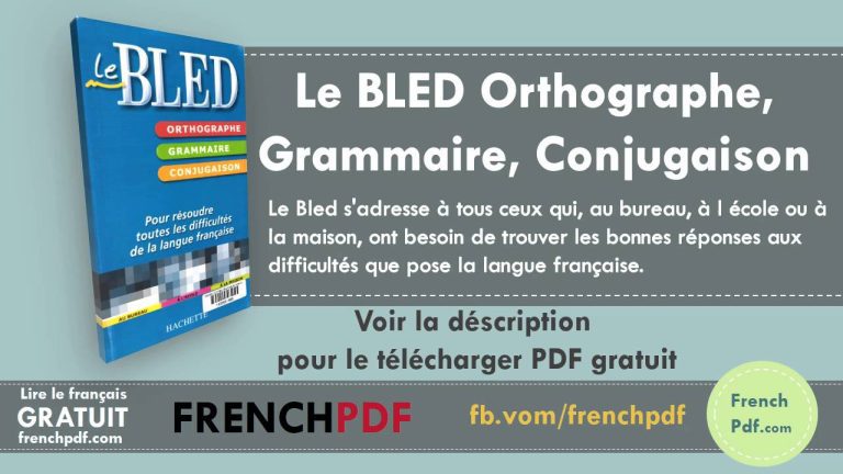 Descarga gratuita del libro Bled Grammaire en formato PDF: El recurso esencial para mejorar tu gramática
