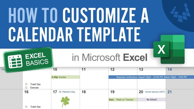 Descarga el calendario 2018 en Excel de Vertex42: organiza tu año de manera eficiente
