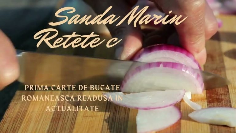 Descubre las mejores recetas en la famosa ‘Carte de Bucate Sanda Marin