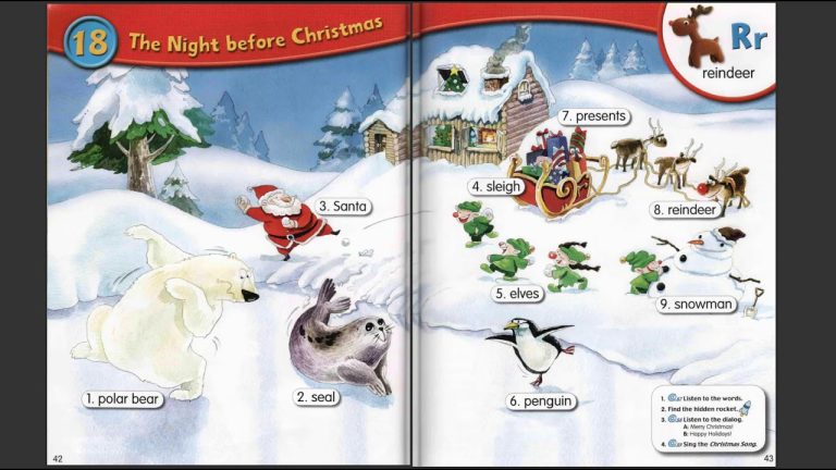 La guía definitiva de imágenes navideñas: el diccionario visual de Christmas Picture Dictionary