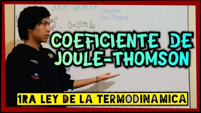 El coeficiente Joule Kelvin: una explicación detallada para entender su importancia en la termodinámica
