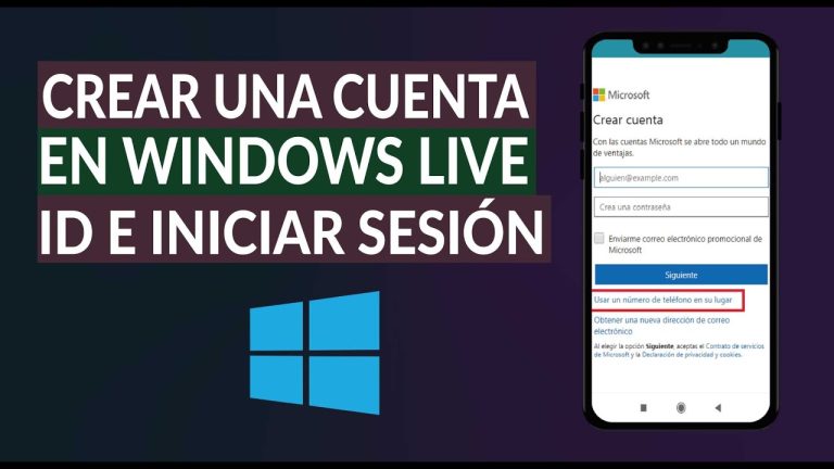 Aprende cómo crear una cuenta de Windows Live ID en simples pasos
