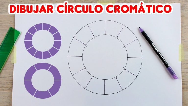 Descubre cómo dibujar un círculo cromático paso a paso: Guía definitiva