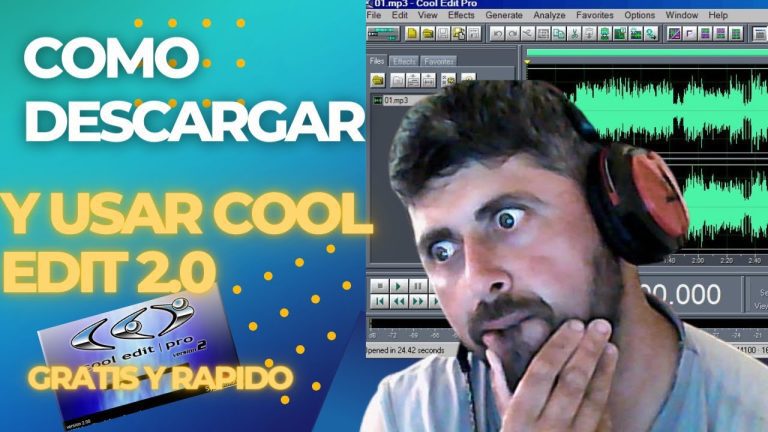 Descarga Cool Edit Pro Gratis en Español: El Mejor Software de Edición de Audio