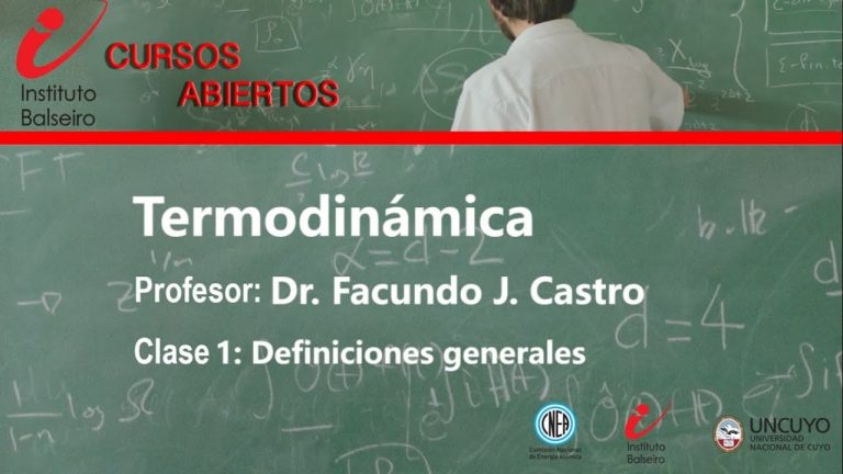 Descubre el mejor curso de termodinámica con José Aguilar Peris, experto en la materia