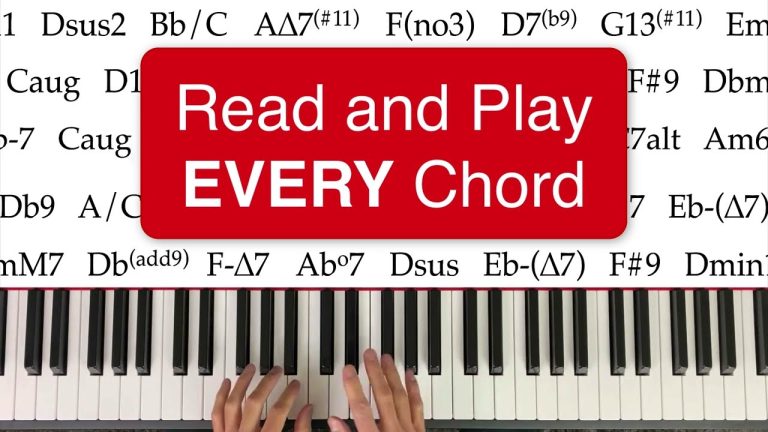 La guía definitiva de acordes de piano en formato PDF: ¡Descarga gratis la enciclopedia de acordes de lujo!