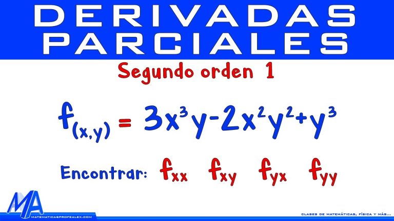 Guía completa sobre las derivadas parciales de segundo orden: conceptos, ejemplos y aplicaciones