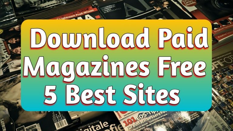 Descarga revistas y periódicos gratuitos en Downmagaz.com: ¡Descubre una amplia selección de contenido digital de calidad!