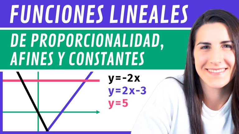 Descubre las funciones lineales y su aplicación en la docencia