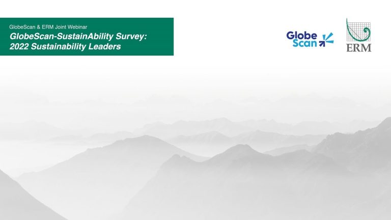 Lo último en sostenibilidad: Descubre los resultados del GlobalScan Sustainability Survey 2019