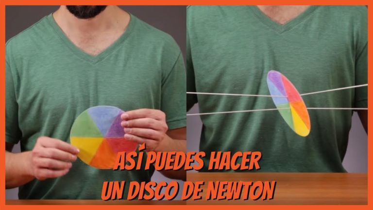 Descubre cómo hacer el famoso disco de Newton paso a paso: ¡una experiencia científica fascinante!
