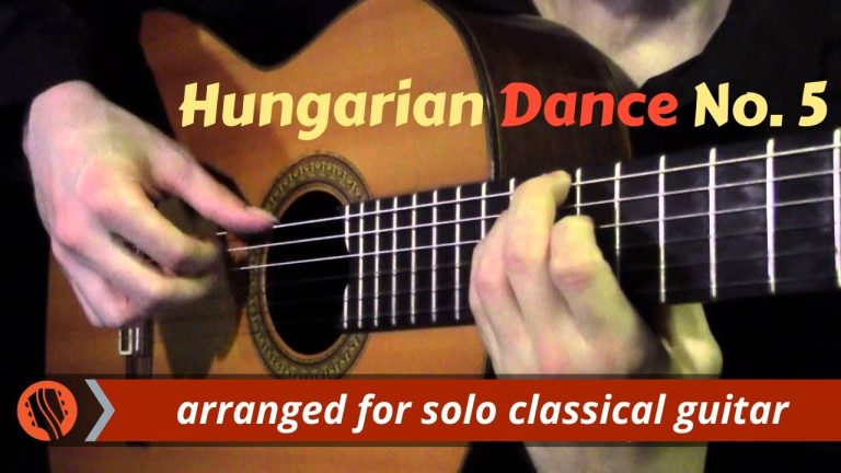 Disfruta del encanto del Hungarian Dance No. 5 en guitarra: una joya musical que debes escuchar
