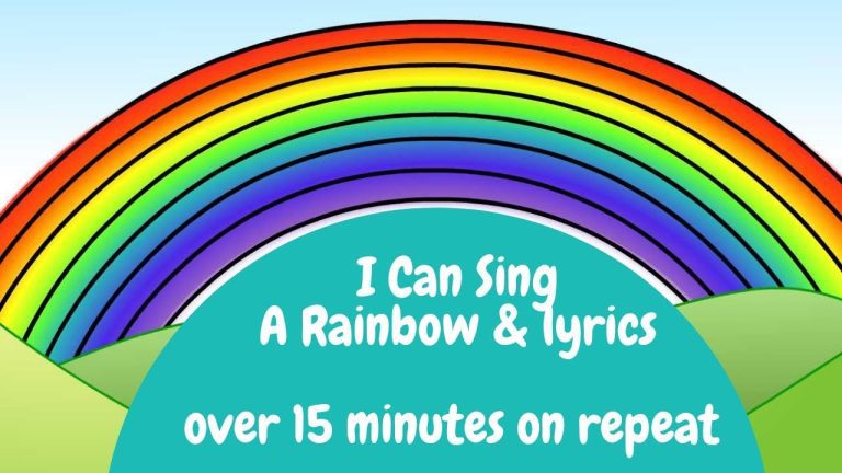 Descubre cómo cantar el arco iris con esta increíble canción del arco iris: ¡I can sing a rainbow!