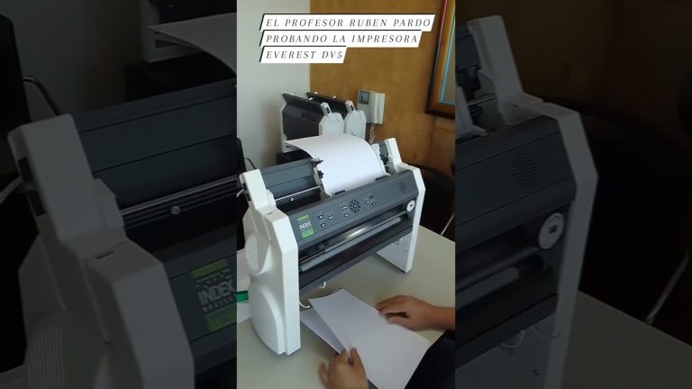 Descubre las ventajas de la impresora braille Everest dv4 y cómo mejorar la accesibilidad para personas con discapacidad visual