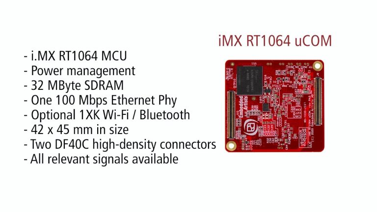 Descubre todo sobre el imx rt1064: características, ventajas y aplicaciones