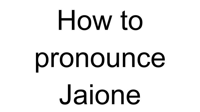 Descubre cómo se pronuncia Jaione correctamente: claves para dominar la pronunciación de este nombre