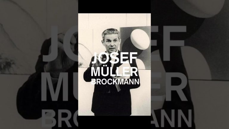 Descubre la fascinante biografía de Josef Müller-Brockmann: El pionero del diseño gráfico moderno