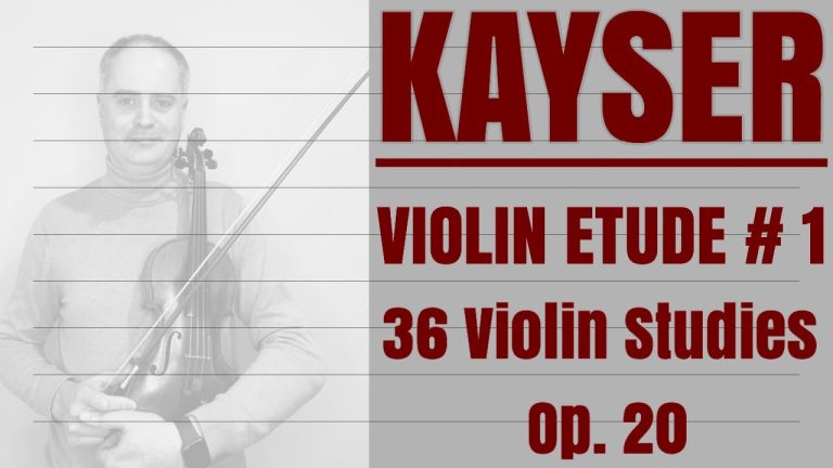 Descarga gratuita de los Estudios para violín de Kayser en formato PDF: ¡Mejora tu técnica y habilidades!