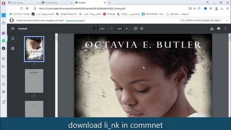 Descarga gratuita de Kindred, la aclamada novela de Octavia Butler