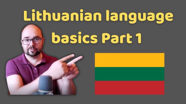Learn Lithuanian PDF: Master the Language at Your Own Pace with our Comprehensive Guide