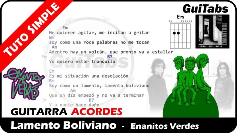 La guía definitiva de la letra y acordes de la canción ‘Lamento Boliviano’: ¡Aprende a tocarla y cantarla desde hoy!
