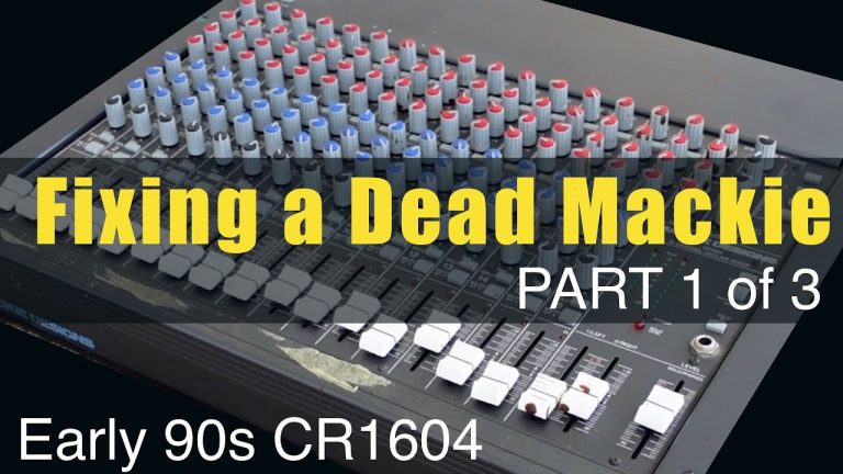 Descarga gratuita del manual de servicio Mackie CR1604 para un mejor rendimiento de tu equipo de audio
