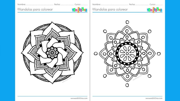 Descarga gratis mandalas para colorear en formato PDF: Relájate y despierta tu creatividad