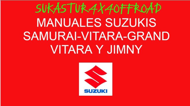 Todo lo que necesitas saber sobre el manual de usuario de la Suzuki Grand Vitara: Guía completa y paso a paso