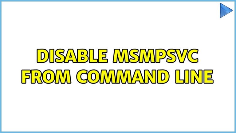 Todo lo que necesitas saber sobre el servicio MSMPSVC: Guía completa y consejos para su optimización