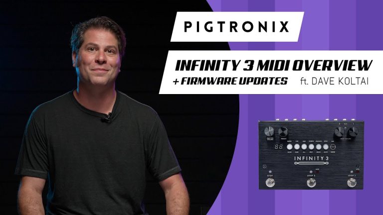 Descubre las últimas novedades con la actualización del firmware de Pigtronix Infinity Looper