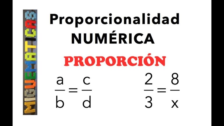 Descubre cómo aplicar la proporcionalidad numérica en tus cálculos de manera fácil y efectiva