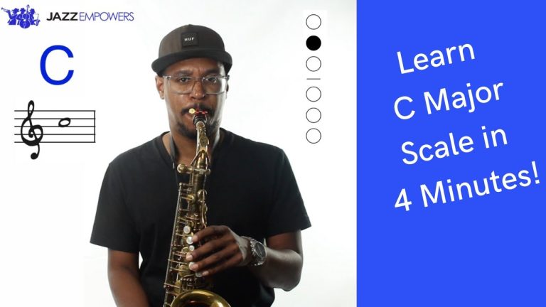 Domina el saxofón: Aprende la escala de Do mayor para saxofón