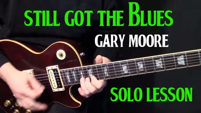 Domina el solo de ‘Still Got the Blues’ con este tutorial completo