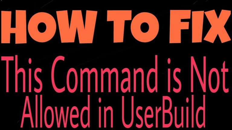 Descubre cómo solucionar el error ‘this command is not allowed in userbuild mtk engineering’ con estos consejos expertos