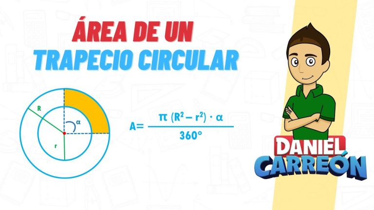 Descubre la fórmula del trapecio circular: un cálculo imprescindible en geometría