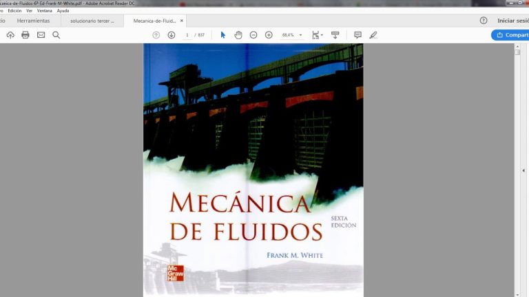 Descarga gratuita del libro White de Mecánica de Fluidos en PDF en español: ¡Un recurso imprescindible para estudiantes y profesionales!