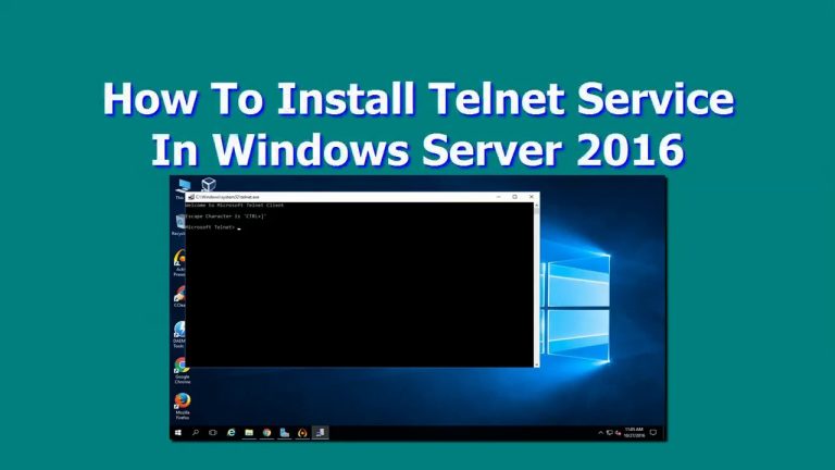 Cómo habilitar y utilizar Telnet en Windows 2016: Guía paso a paso